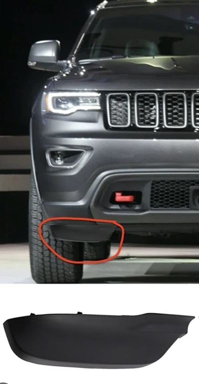 ბამპერის G.CHEROKEE 2014-2022 ტუჩი წინა მარცხენა