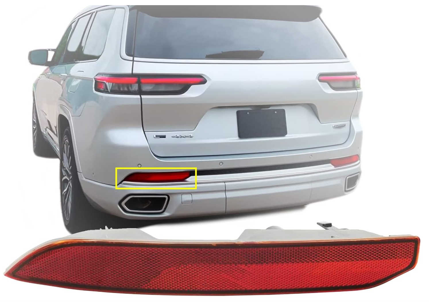 ნისლის ფარი G.CHEROKEE 2021-2023 უკანა მარცხენა (რეფლექტორი)