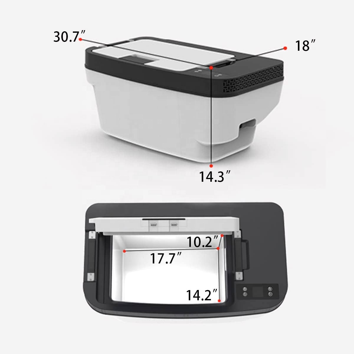 მაცივარი მანქანის TESLA MODEL Y 35L (DC კაბელით)