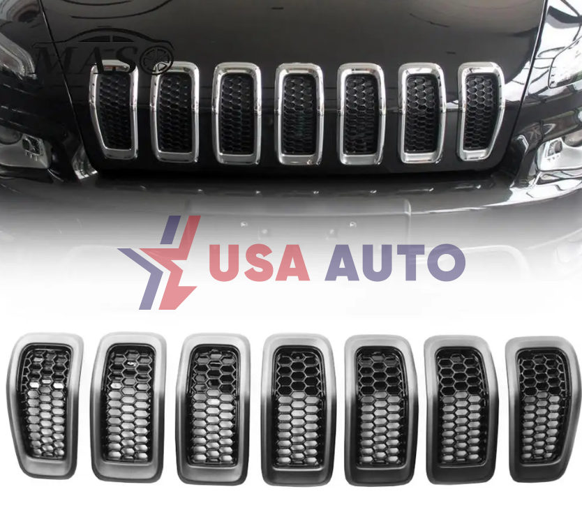 ცხაური CHEROKEE 2014-2018 ნიკელის რგოლები ზედა (კომპლექტი)