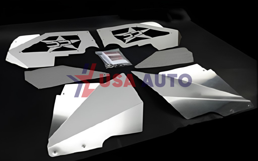 ფრთის შიდა დამცავი WRANGLER JK 2007-2017 ალუმინის წინა