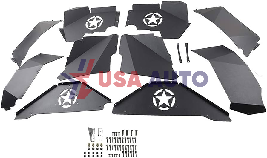 ფრთის შიდა დამცავი WRANGLER 2007-2017 წინა-უკანა, განათების გარეშე