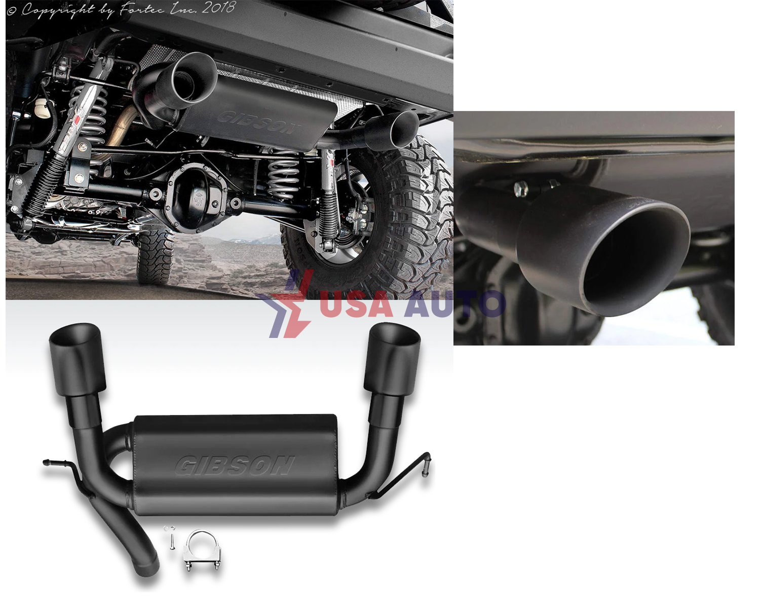 მაყუჩი WRANGLER 2007-2017 გამონაბოლქვის (GIBSONE)