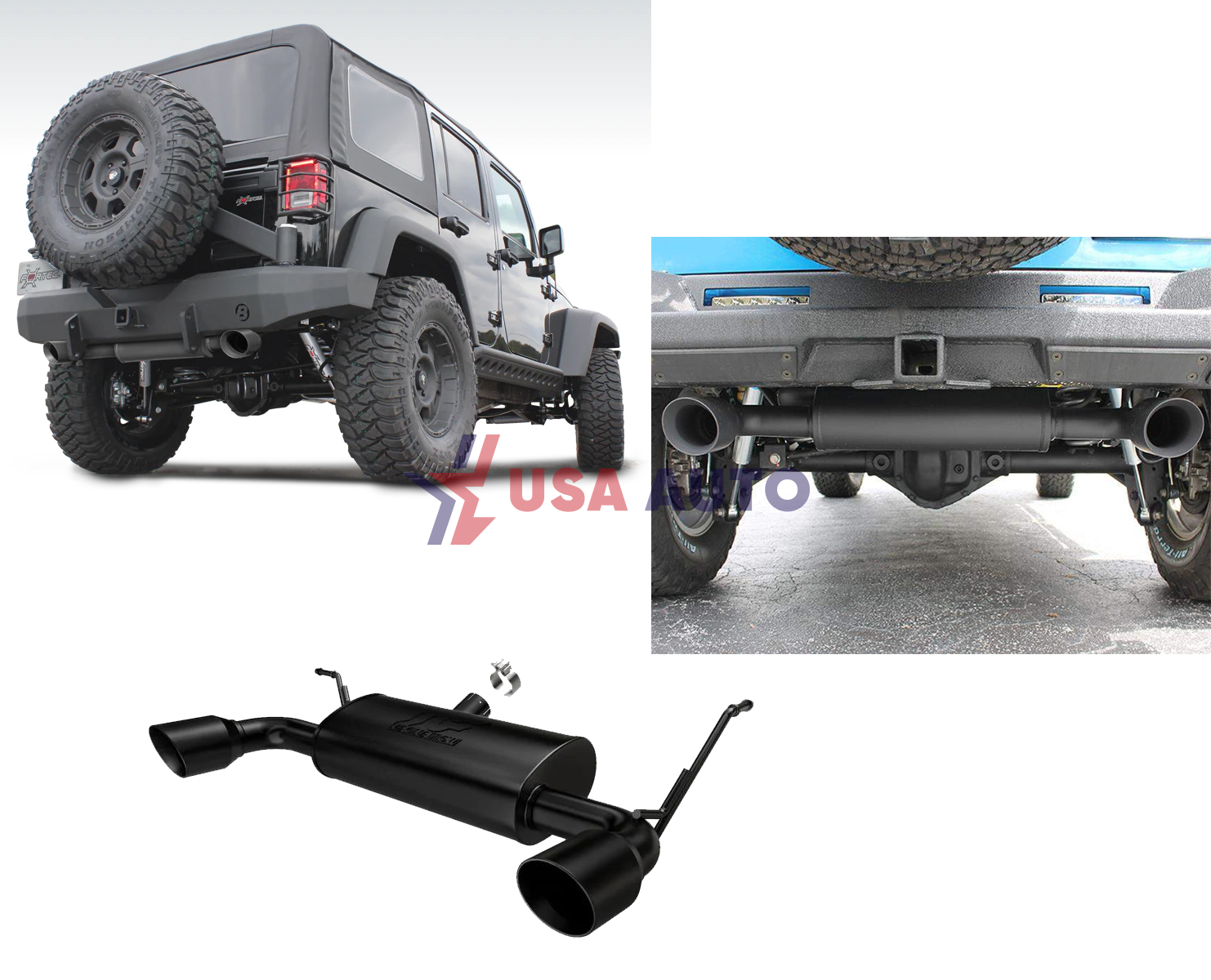 მაყუჩი WRANGLER 2007-2017 გამონაბოლქვის (MAGNAFLOW)