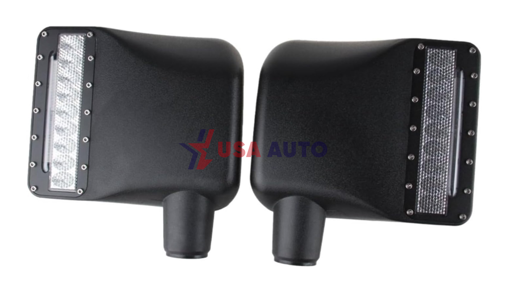 სარკის WRANGLER 2007-2017 ხუფი ლედ განათებით (კომპლექტი)