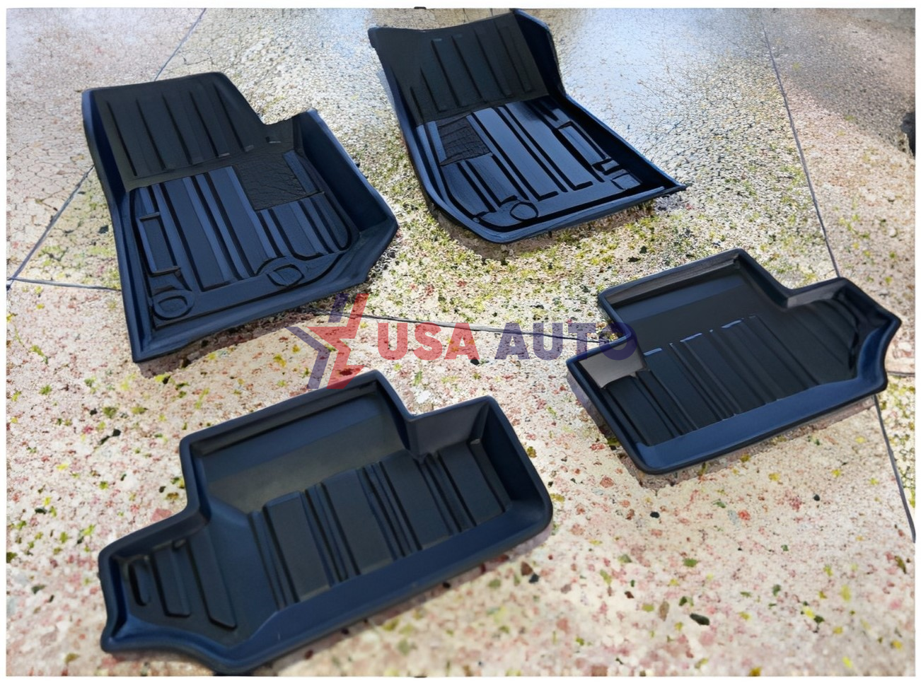 საფენი WRANGLER 2007-2017 სალონის (2 კარიანი) 3D რეზინა