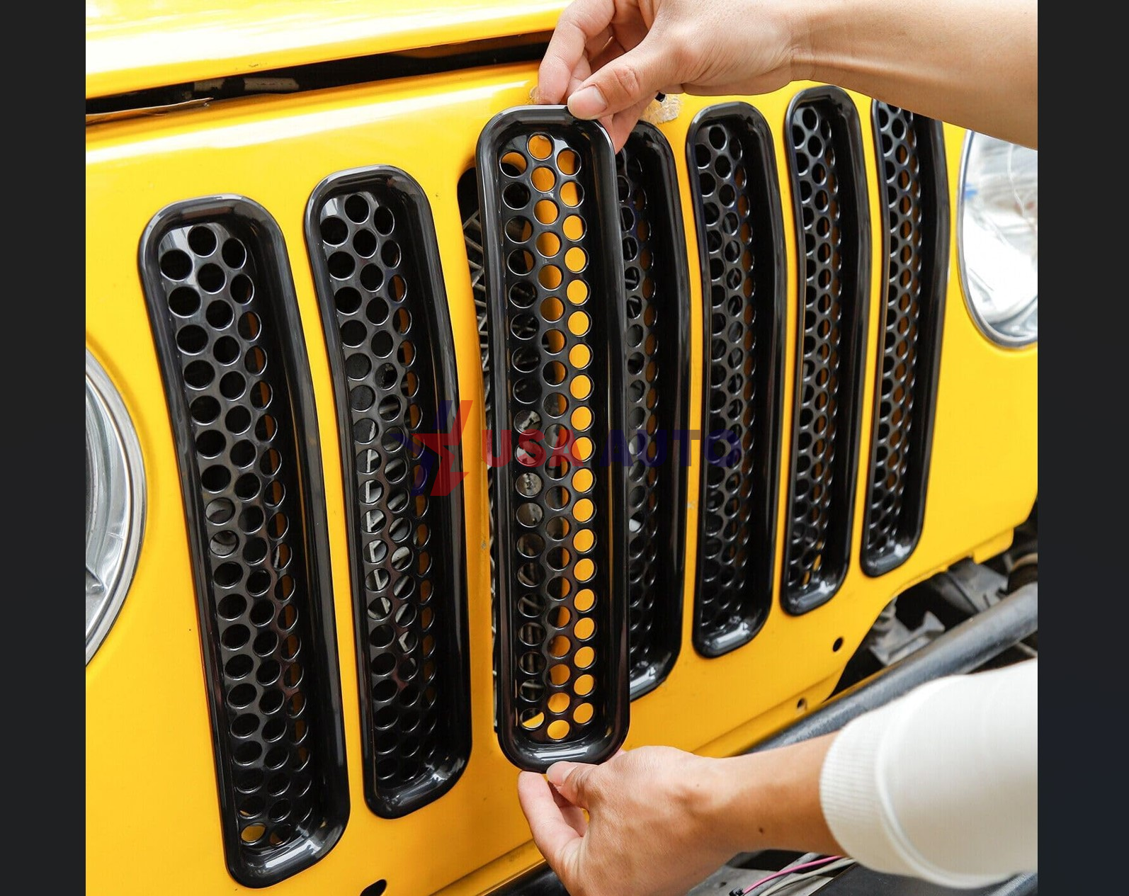 ცხაურის WRANGLER 2007-2017 რგოლები კომპლექტი