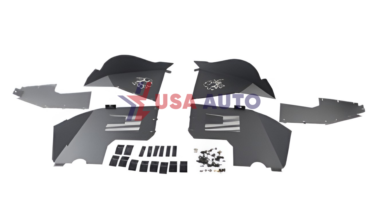 ფრთის შიდა დამცავი WRANGLER 2018-2022 წინა ალუმინი (კომპლექტი 2ც)