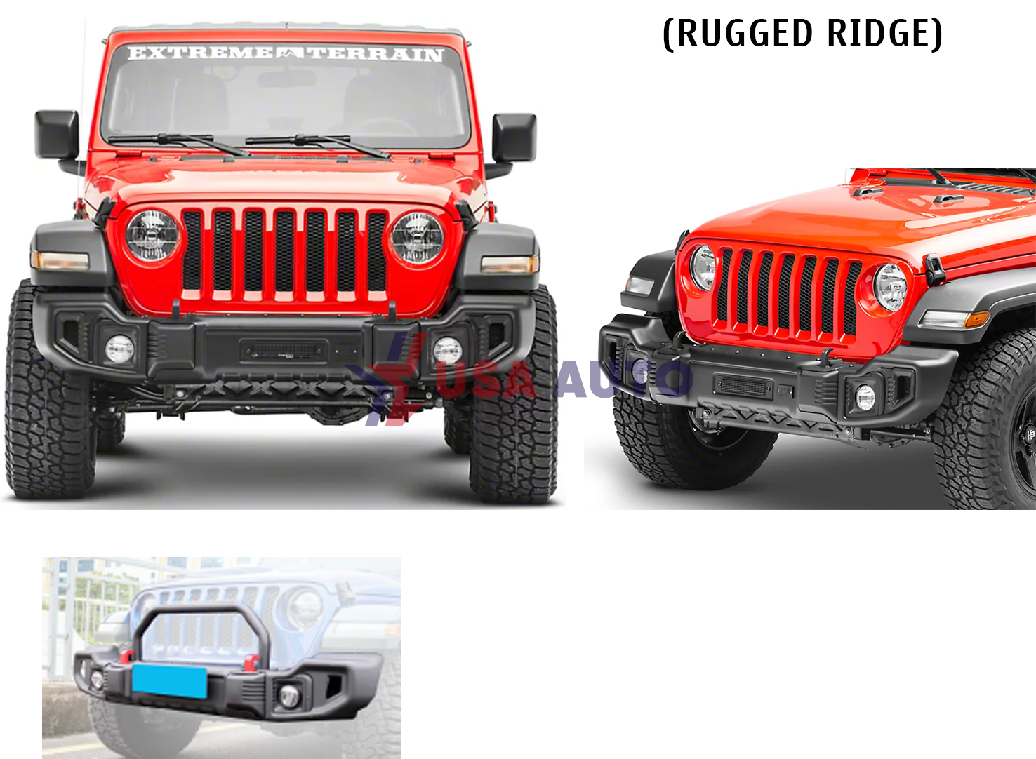 ბამპერი WRANGLER GLADIATOR 2018-2022 წინა (RUGGED RIDGE)