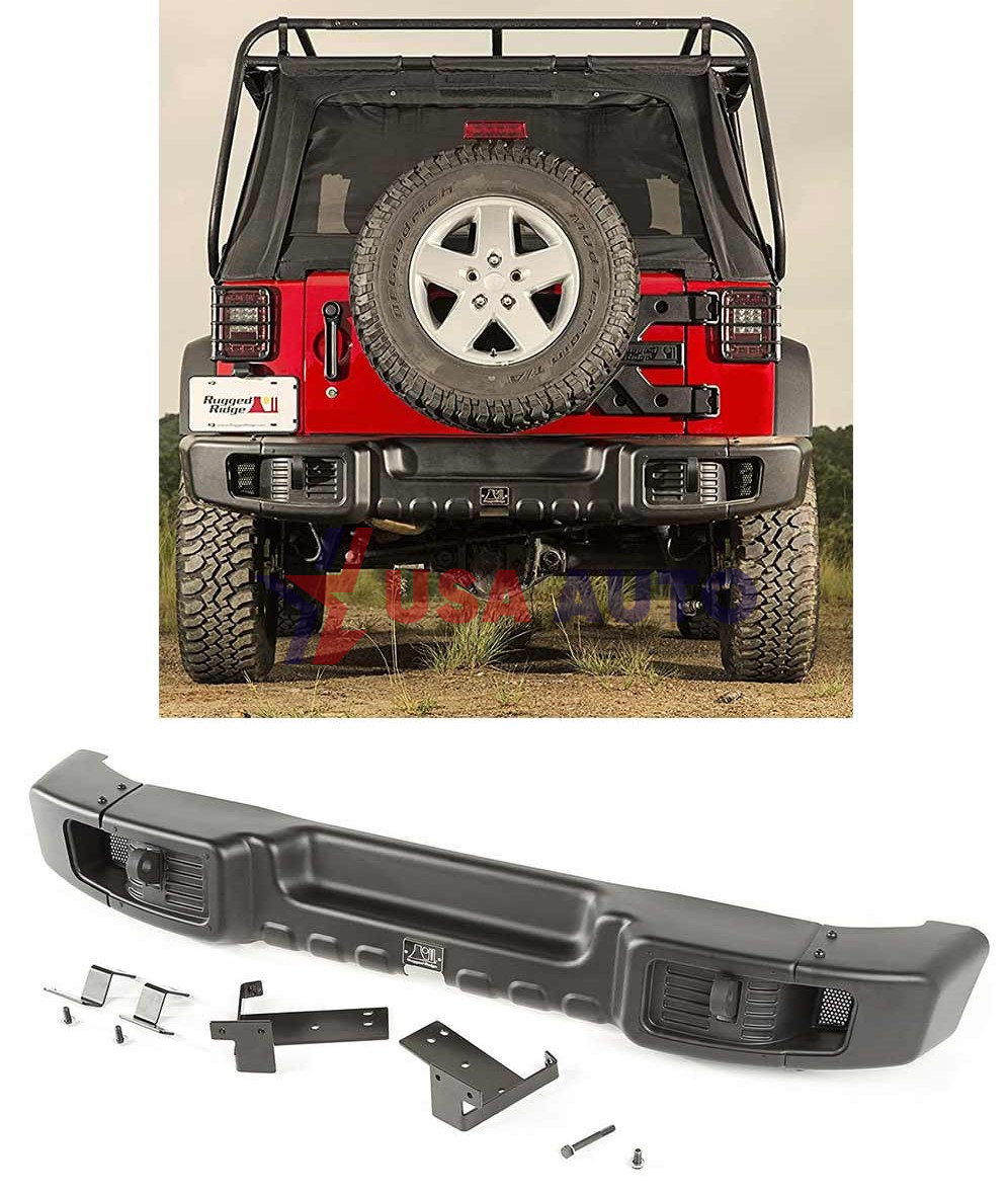 ბამპერი WRANGLER 2018-2022 უკანა (RUGGED RIDGE)