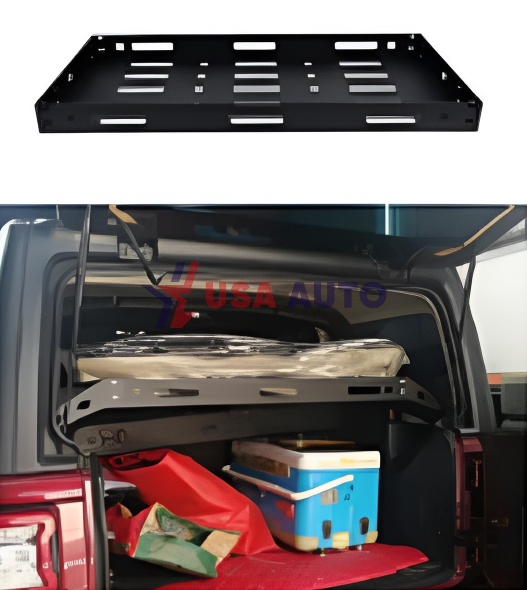 საბარგულის WRANGLER 2018-2022 თარო ალუმინის შიდა