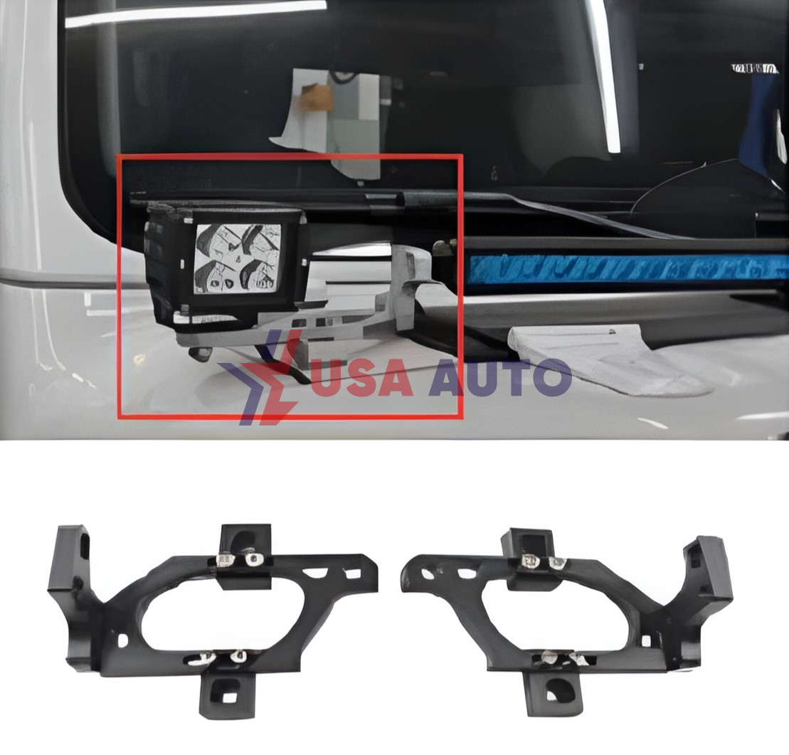 სამაგრი WRANGLER 2018-2022 კაპოტის სანათის შავი (კომპლექტი)