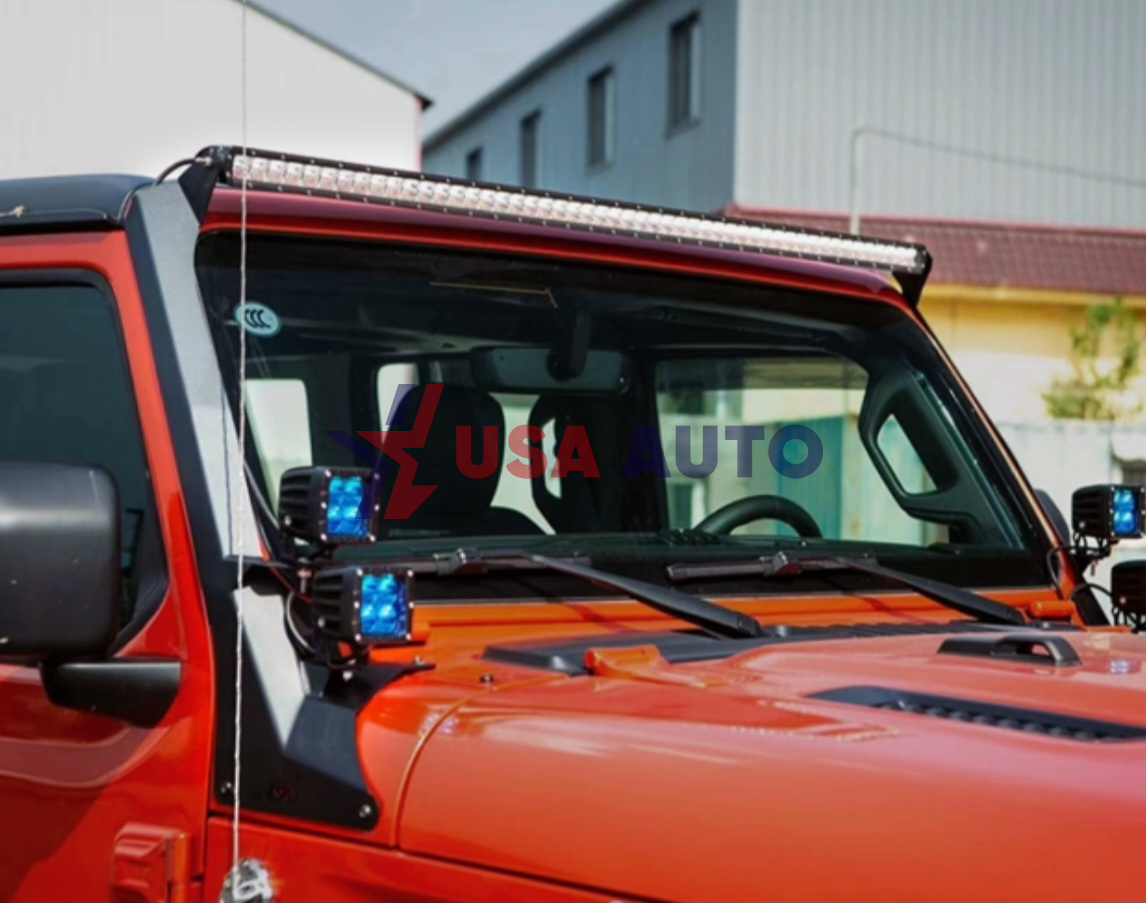 სამაგრი WRANGLER 2018-2022 სახურავის სანათის კრონშტეინი რკინა