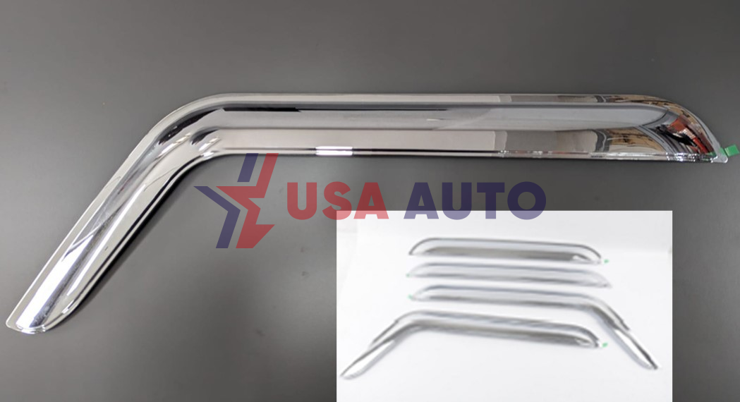 საწვიმარი WRANGLER 2018-2022 (ვეტრავიკი) გარე (კომპლექტი-4ც) ნიკელი