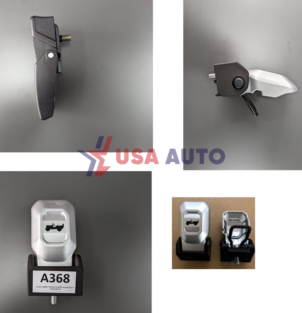 კაპოტის WRANGLER 2018-2022 დამჭერი ვერცხლისფერი (კომპლექტი-2ც)