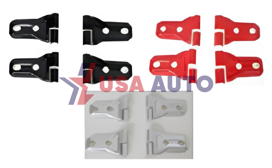 ხუფი WRANGLER 2018-2022 კარის პეტლის გარე (2 კარიანი) წითელი (კომპლექტი-4ც)