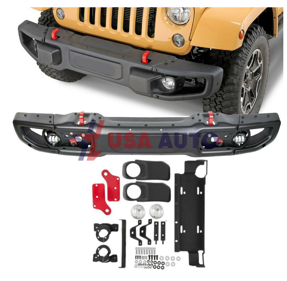 ბამპერი WRANGLER GLADIATOR 2018-2022 სენსორით, რკინა (10th ANNIVERSARY)