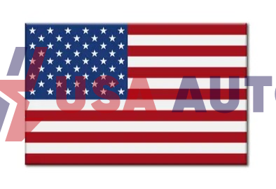 სტიკერი ამერიკის დროშა სტანდარტული 11.5x6.5 სმ (ღია ფერის)