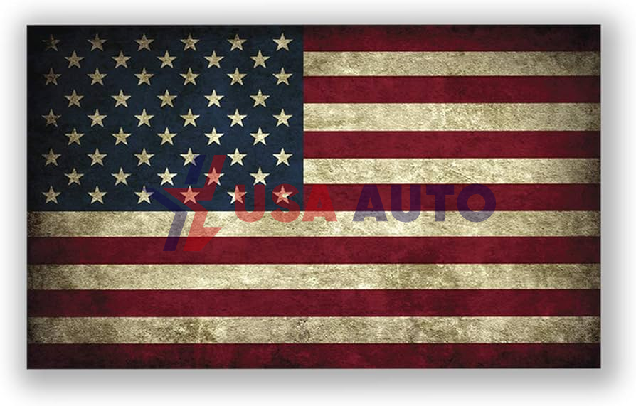 სტიკერი ამერიკის დროშა სტანდარტული 11.5x6.5 სმ (მუქი ფერის)