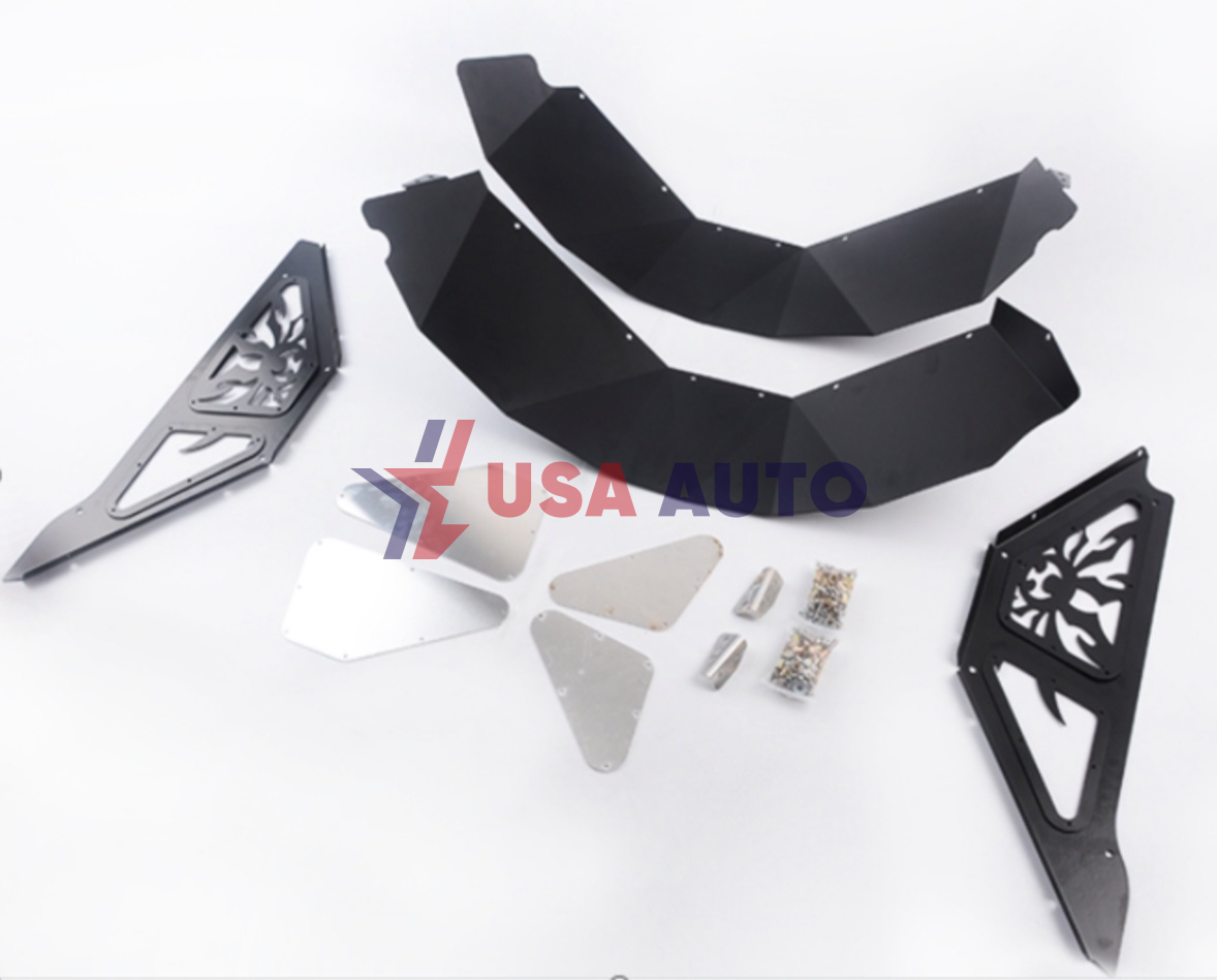 ფრთის შიდა დამცავი WRANGLER 2007-2017 უკანა ალუმინის (Spyder logo)