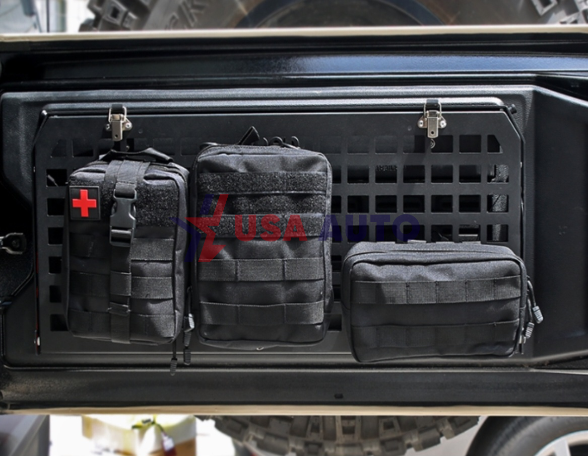 სამაგრი WRANGLER საბარგულის 3 ჩანთით (რკინის)