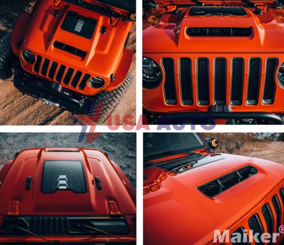 კაპოტი WRANGLER 2018-2022 (შუშის კაფსულით)