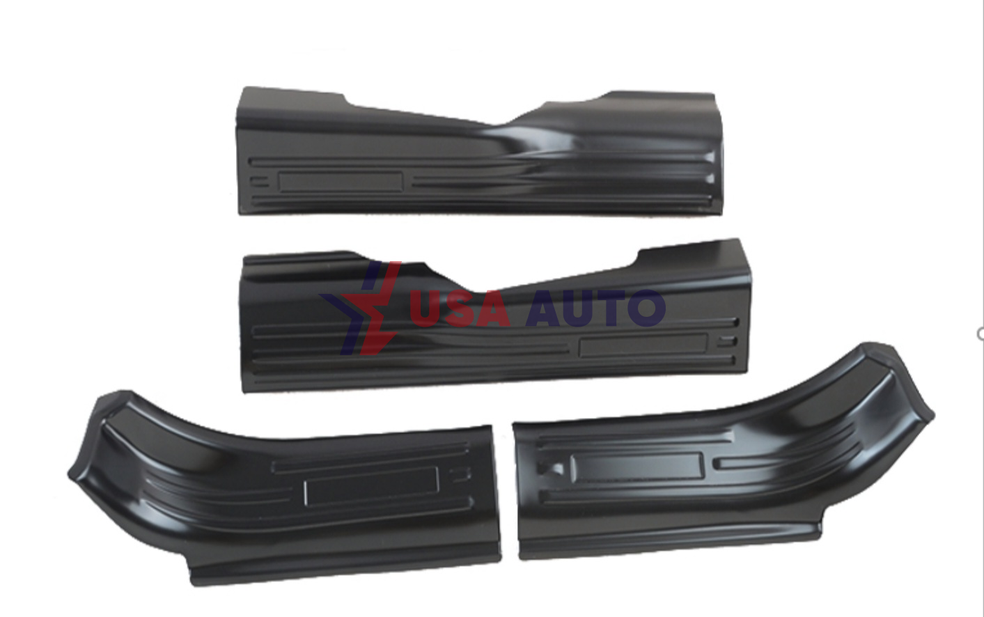 კარნიზის WRANGLER 2018-2022 JL გასაფორმებელი კანტი შიდა, რკინა, მატოვი შავი (კომპლექტი-4ც) 