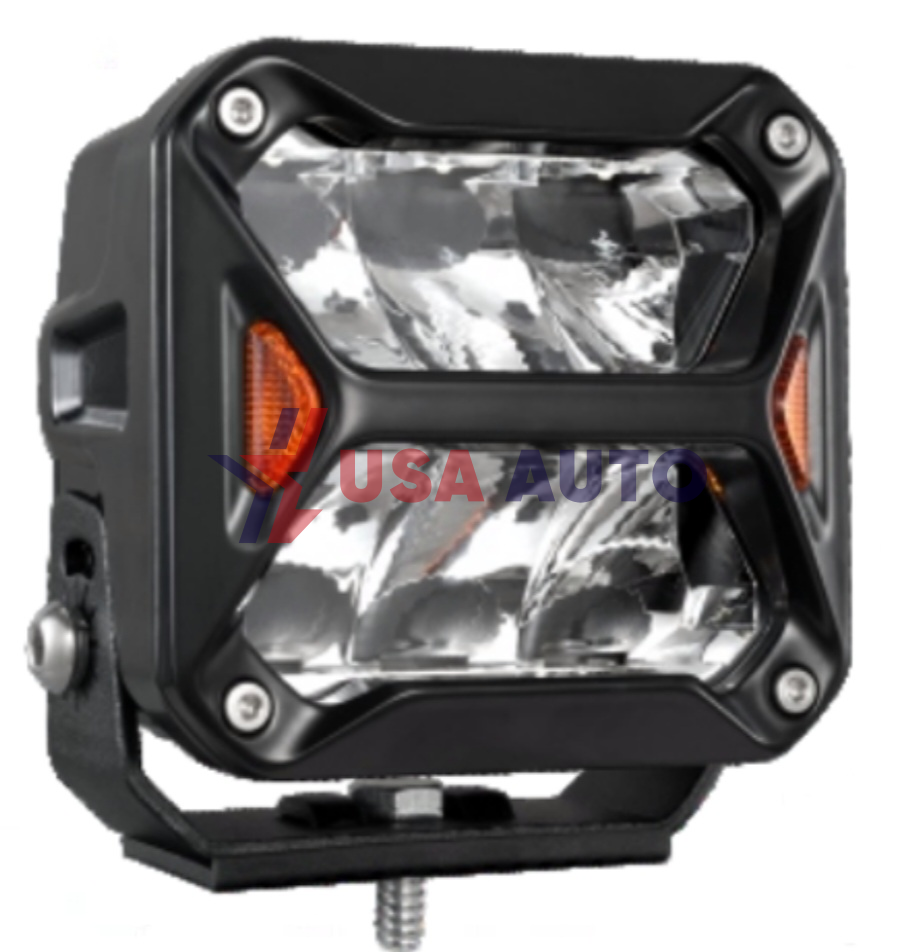 ლედ სანათი 10,16cm სტანდარტული ნათებით (DRIVING BEAM) კომპლექტი