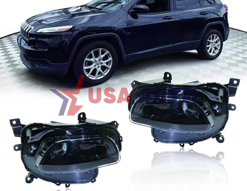 ფარი CHEROKEE 2014-2018 ბამპერის წინა მარჯვენა (შავი)