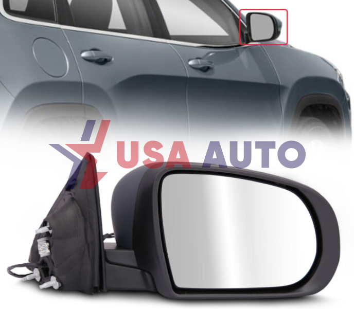 სარკე COMPASS 2017-2023 მარცხენა (გათბობით) გასწრების სენსორის გარეშე