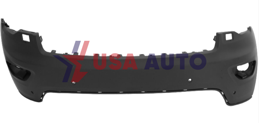 ბამპერი G.CHEROKEE 2016-2022 წინა ზედა (კერხერით, პარკინგ სენსორის ჭრილით)