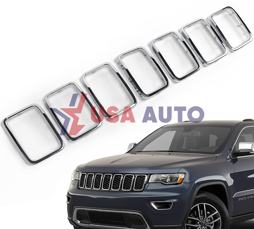 ცხაური G.CHEROKEE 2016-2022 რგოლების კომპლექტი ზედა  (ქრომირებული)