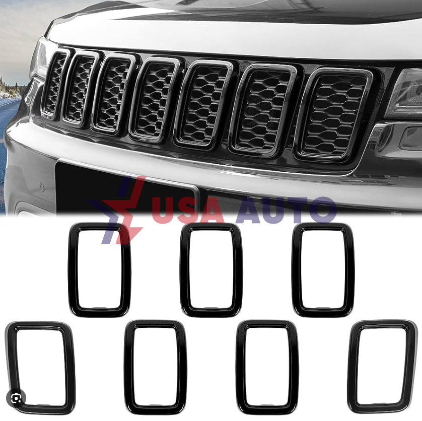 ცხაური G.CHEROKEE 2016-2022 რგოლების კომპლექტი ზედა (შავი)