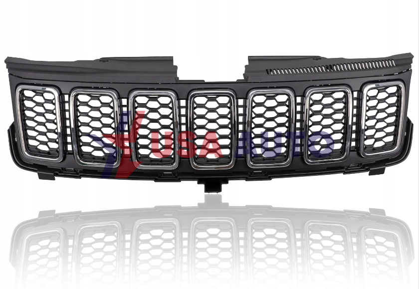 ცხაური G.CHEROKEE 2016-2022 ზედა (შიდა შავი,გარე რგოლები ქრომირებული)