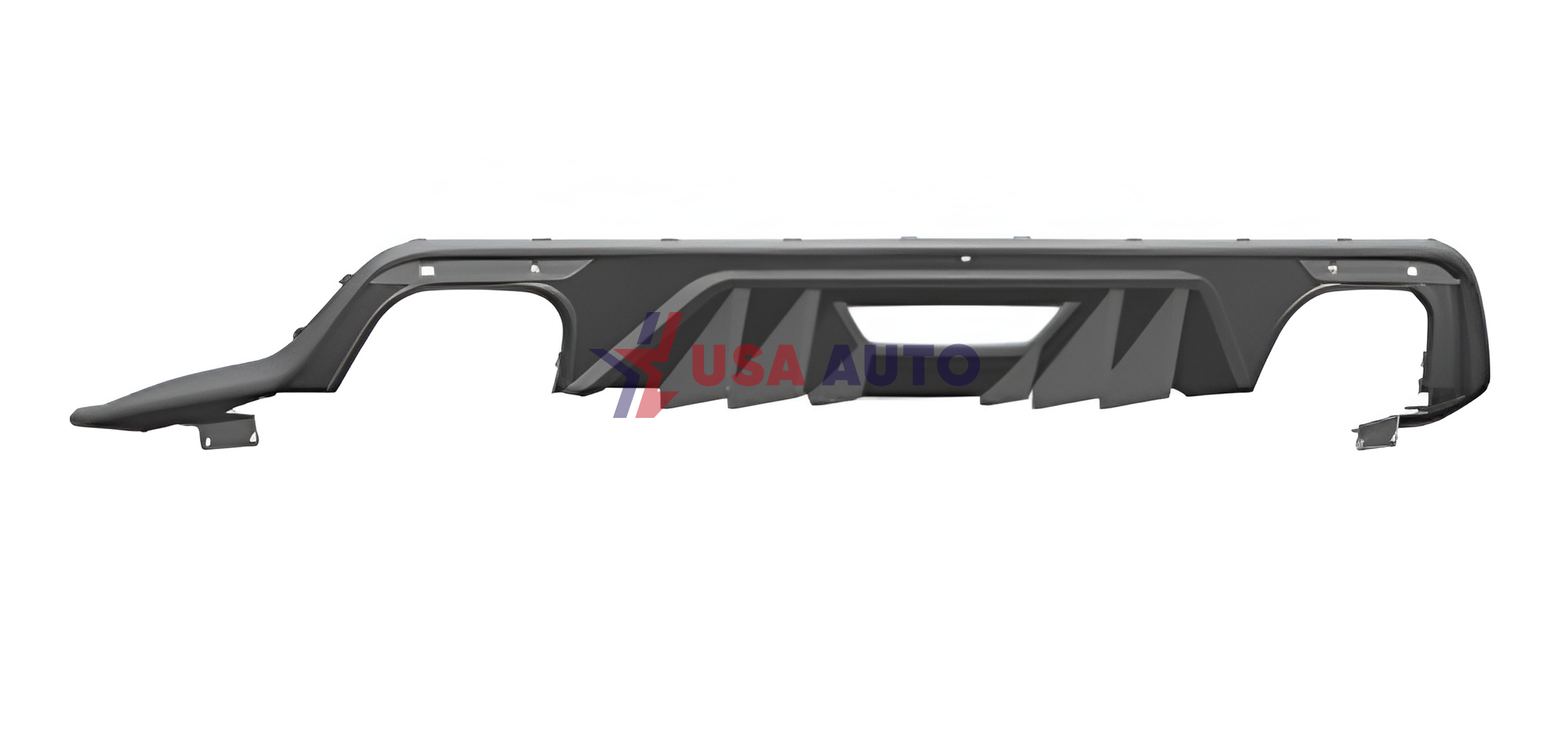 ბამპერის MUSTANG 2015-2017 დიფუზორი უკანა ROCK (მაყუჩის რგოლები განიერი)