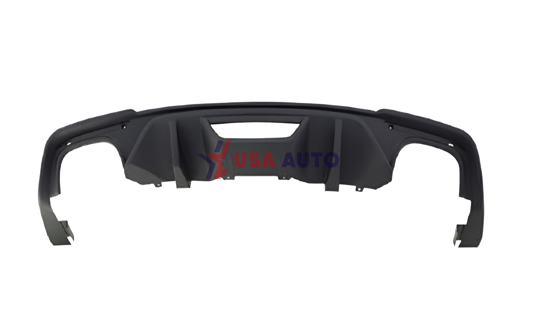 ბამპერის MUSTANG 2018-2022 დიფუზორი უკანა GT (მაყუჩის რგოლები განიერი)