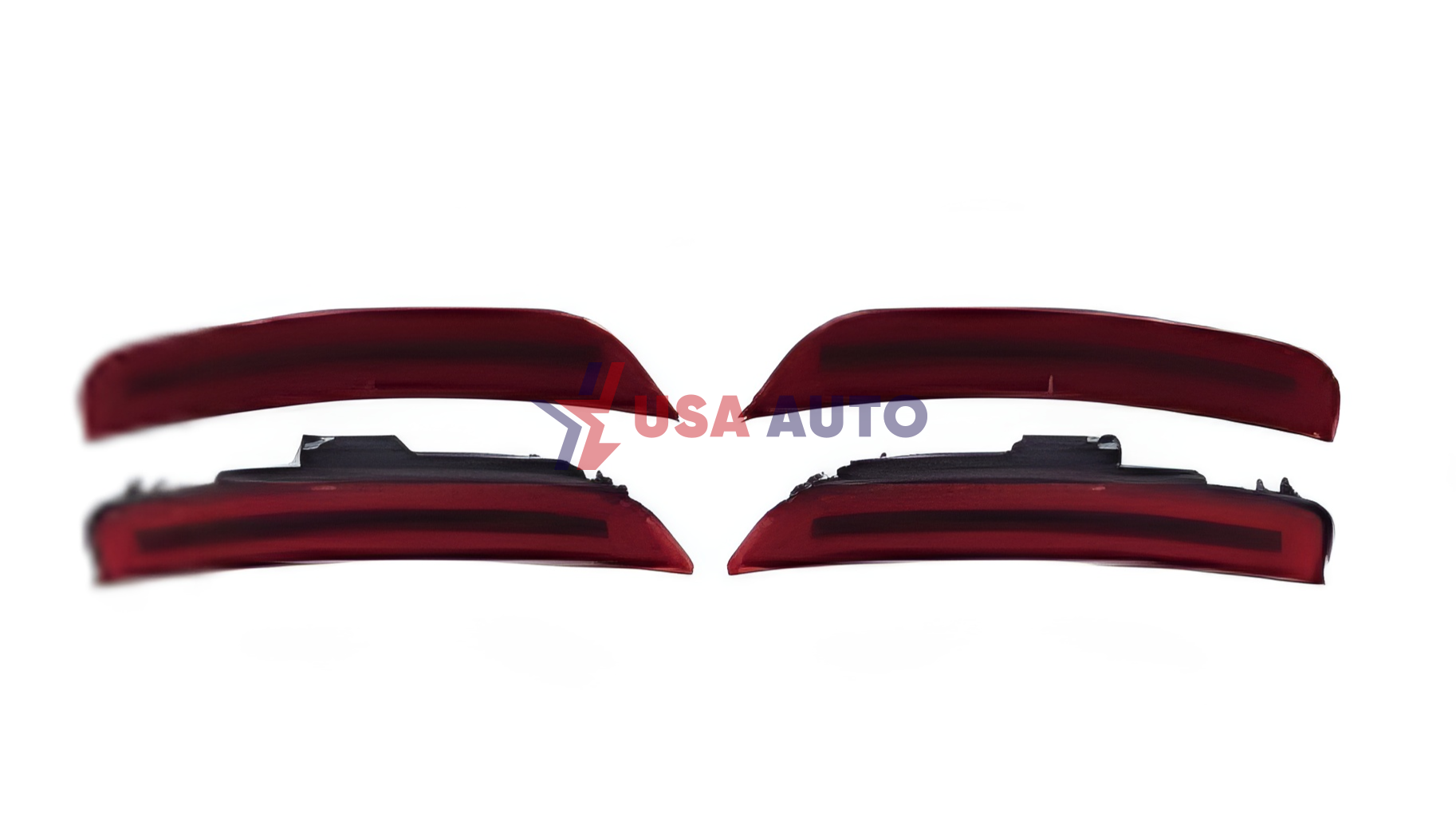 ციმციმა CHARGER 2015-2023 წინა-უკანა კომპლექტი (წითელი LED)