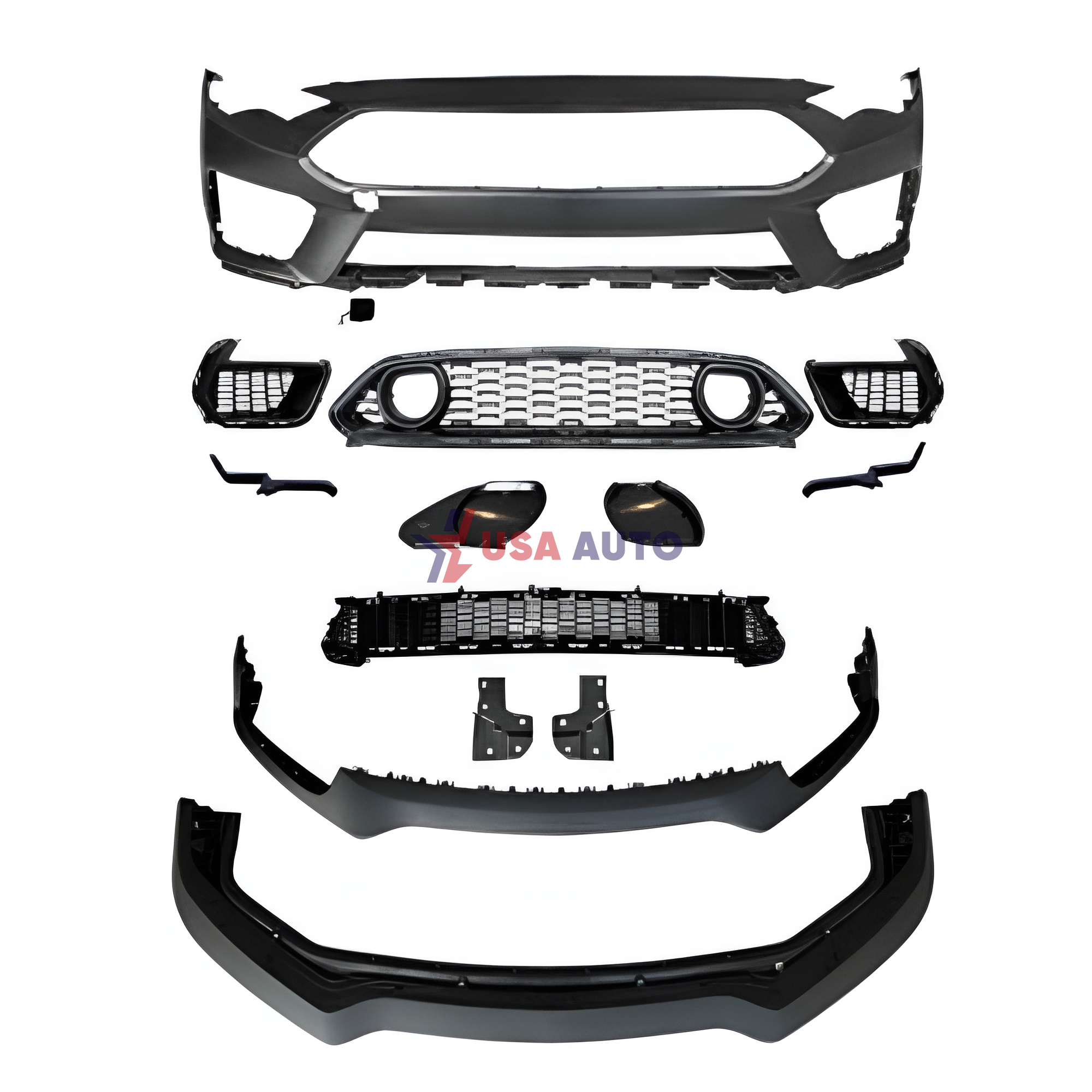 ბამპერის კომპლექტი MUSTANG  2018-2022 MARCH 1 წინა