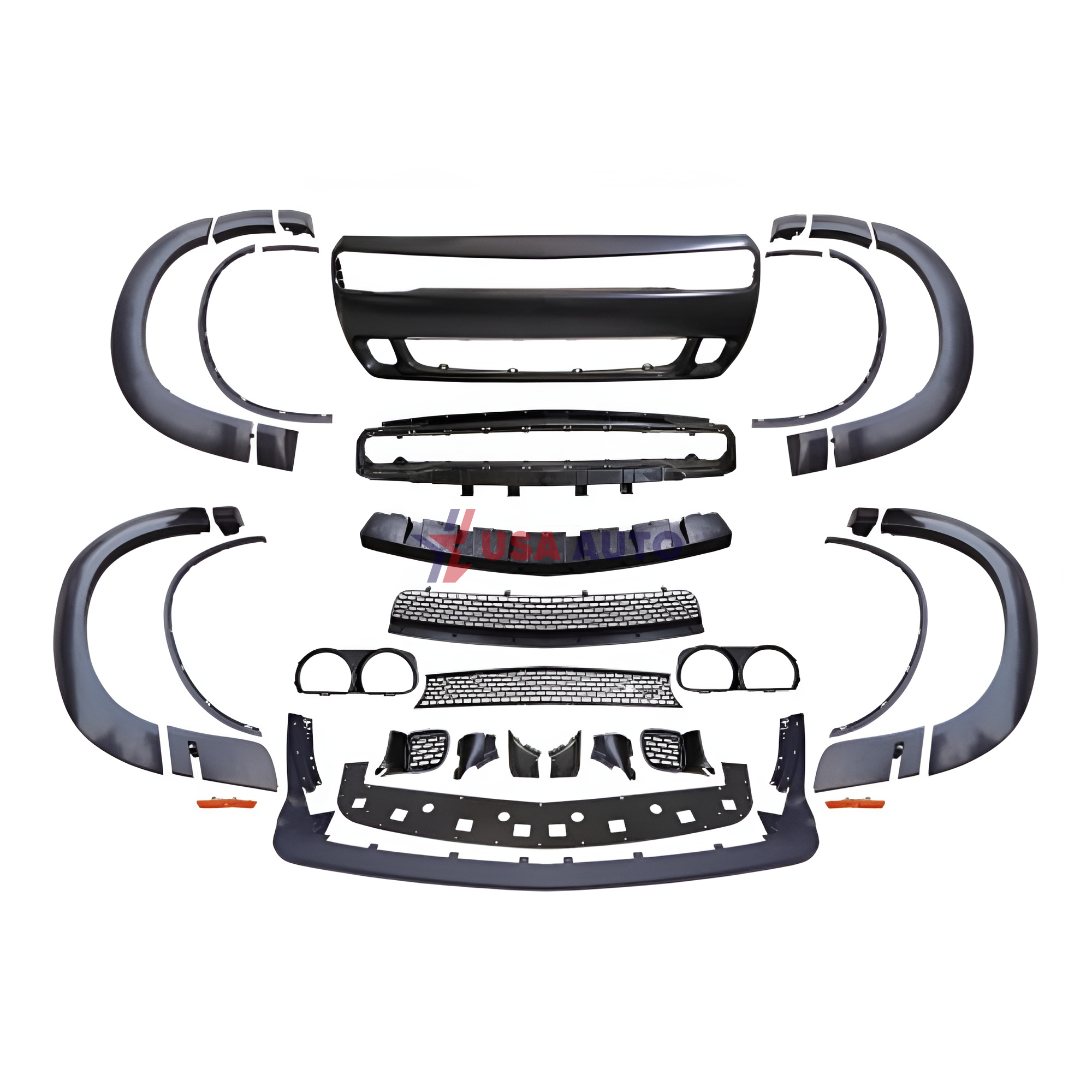 ბამპერის კომპლექტი CHALLENGER 2015-2022 DEMON წინა (ფრთის გაფორმებებით)