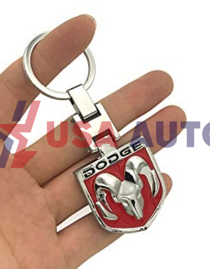საკიდი გასაღების DODGE წითელი, რკინა (ბრელოკი)