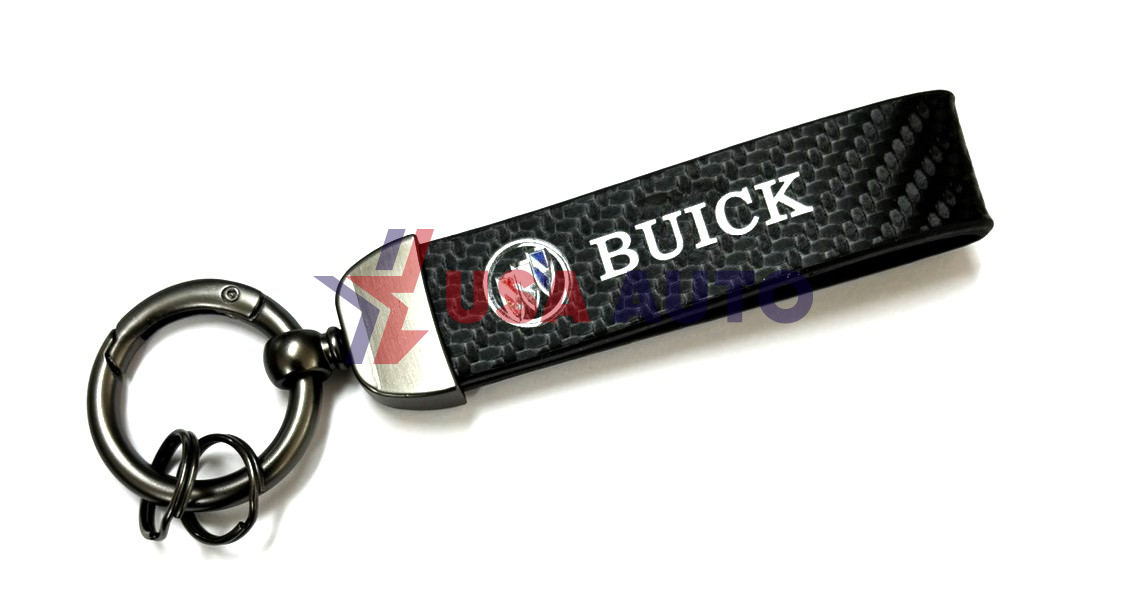 საკიდი გასაღების BUICK შავი, კარბონის ტყავი (ბრელოკი)