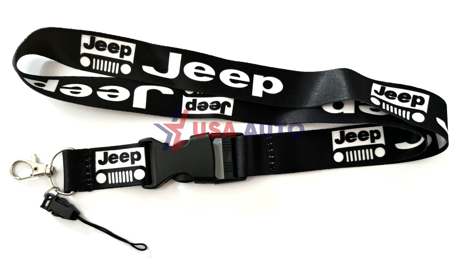 საკიდი გასაღების JEEP შავი, პოლიესტერი (ბრელოკი)