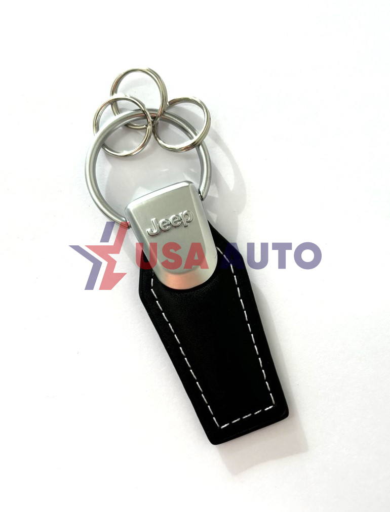 საკიდი გასაღების JEEP შავი, ტყავი (ბრელოკი)