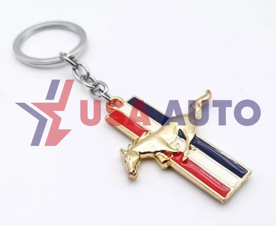 საკიდი გასაღების MUSTANG ოქროსფერი, რკინა (ბრელოკი)