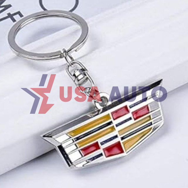 საკიდი გასაღების CADILLAC ვერცხლისფერი, რკინა (ბრელოკი)