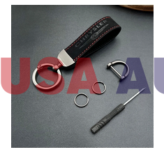 საკიდი გასაღების CRYSLER შავი, ტყავი (ბრელოკი)