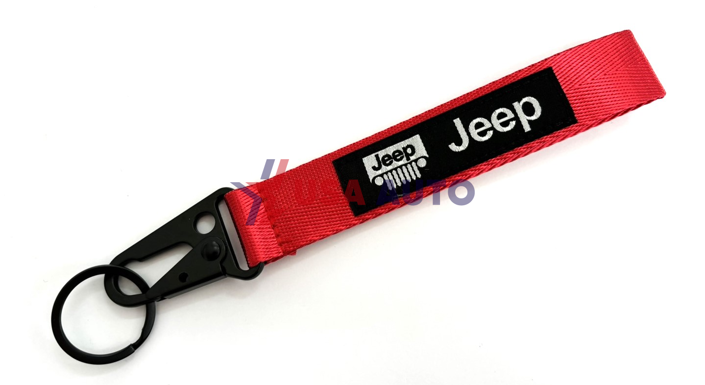 საკიდი გასაღების JEEP წითელი, პოლიესტერი (ბრელოკი)