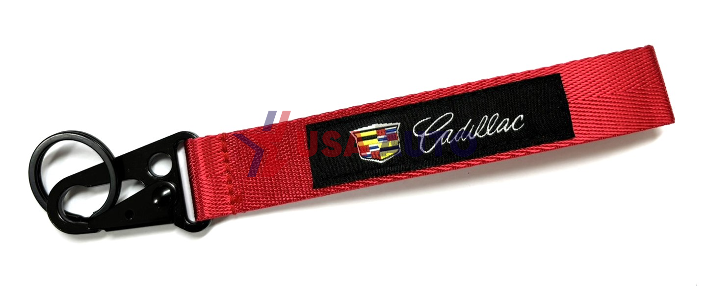 საკიდი გასაღების CADILLAC წითელი, პოლიესტერი (ბრელოკი)