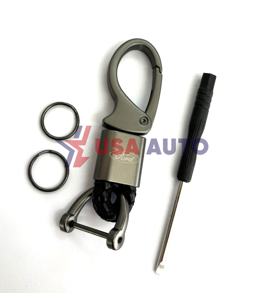 საკიდი გასაღების FORD შავი, რკინა, სახრახნისით (ბრელოკი)