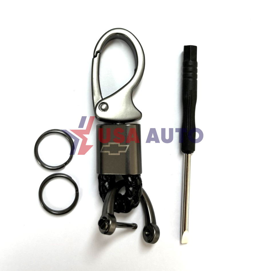 საკიდი გასაღების CHEVROLET შავი, რკინა, სახრახნისით (ბრელოკი)